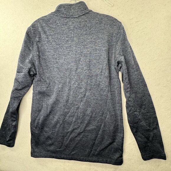 Rorie Whelan Sweater Heathered BLUE Mens Small 1/4 Zip Pullover Golf Shirt - Picture 7 of 10
